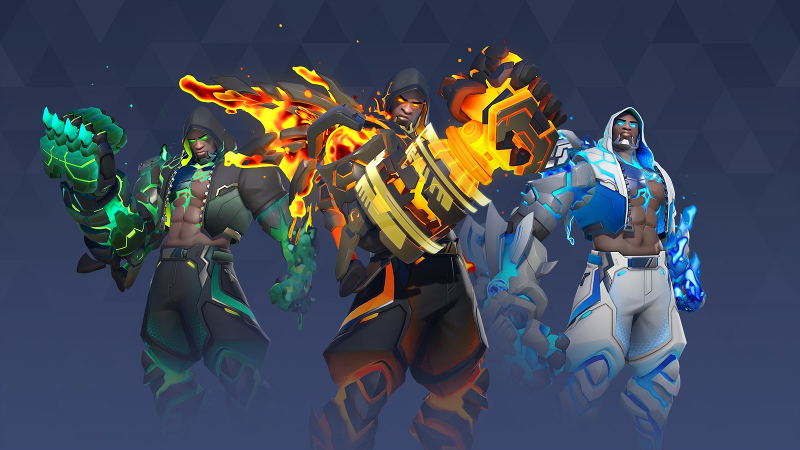 Official Magma Titan Doomfist Mythic skin artwork.