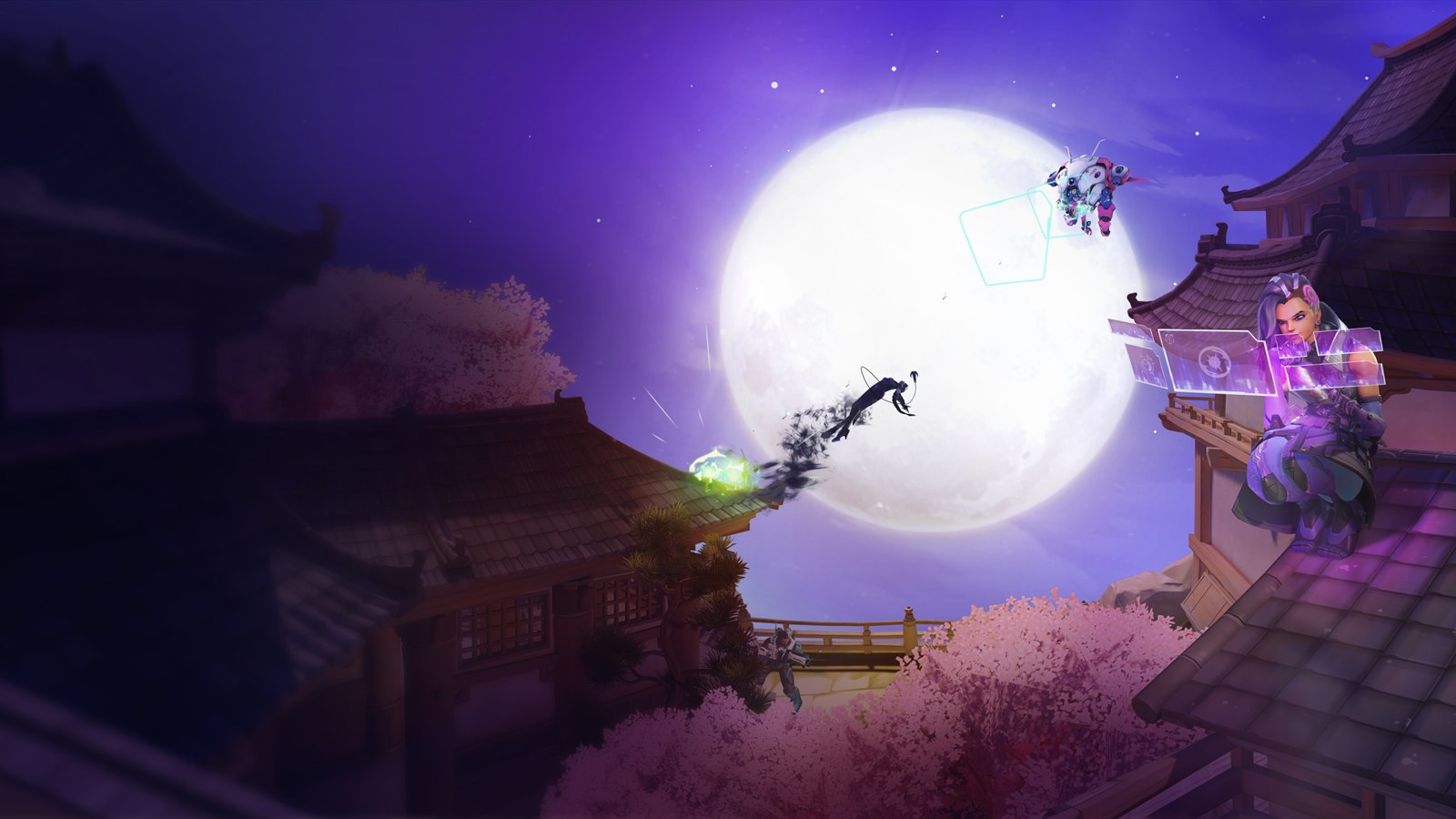 Official Showdown Shuffle key art for the Overwatch limited-time mode.