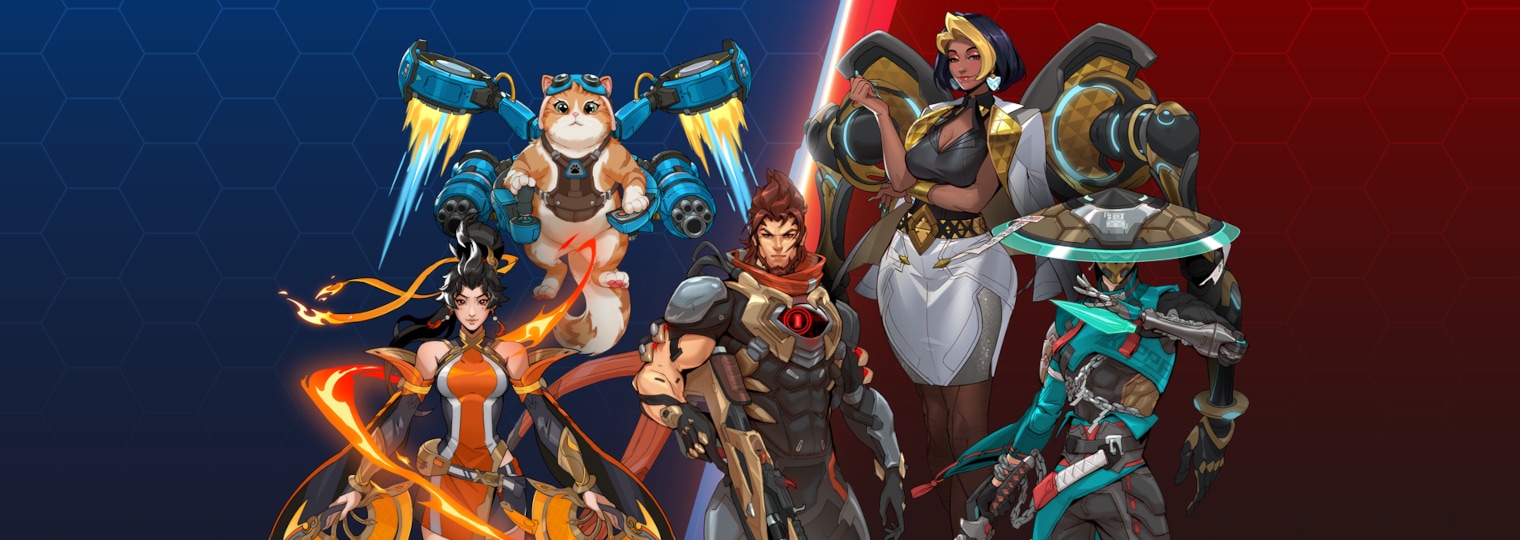 Official Overwatch artwork showing heroes from the new Sub-Role groups.