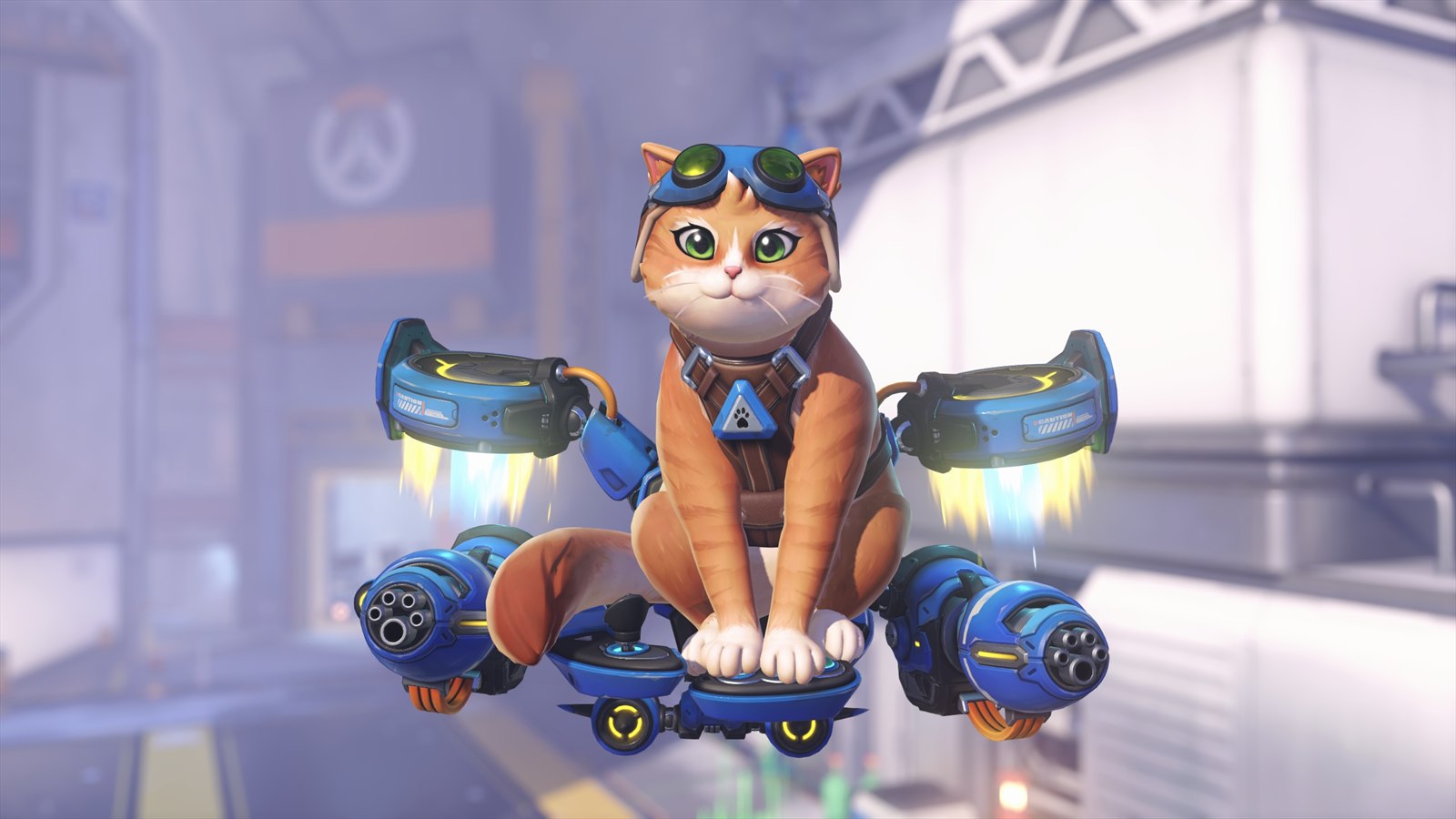 Official hero artwork for Jetpack Cat in Overwatch.