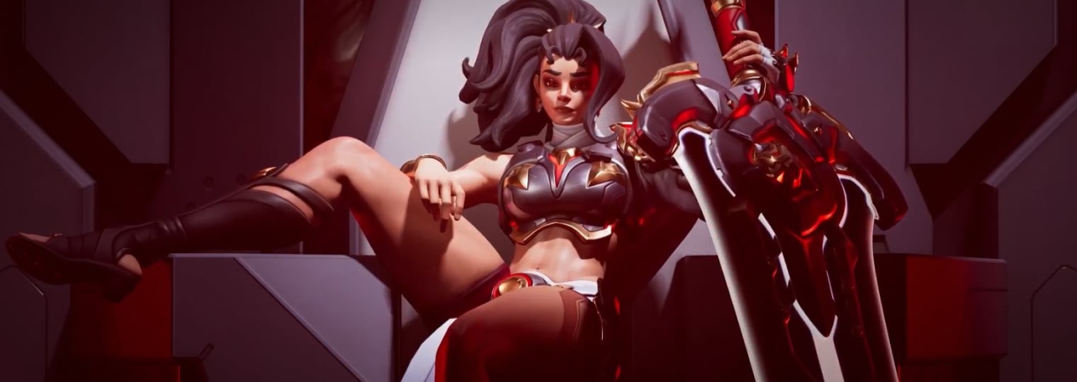 Vendetta and other Overwatch heroes in official Reign of Talon artwork.