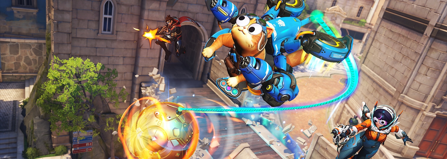 Official Season 1 midcycle artwork showing Overwatch event content.