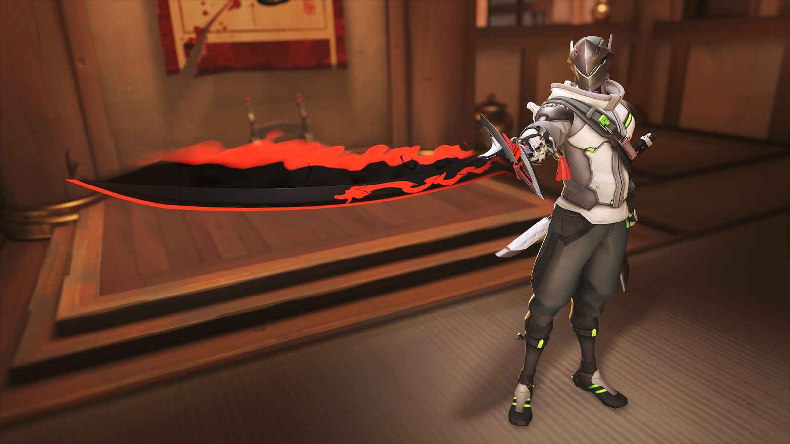 Official Sumi-ichimonji Genji Mythic weapon artwork.