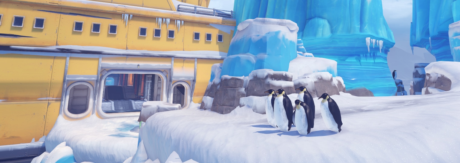 Penguins and updated structures on the reworked Antarctic Peninsula map.
