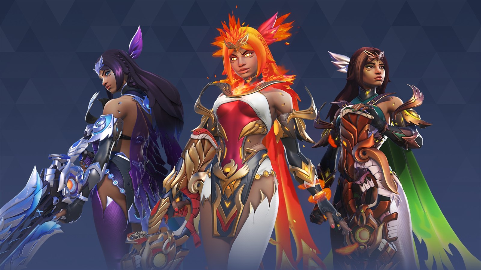 Official Ascendant Phoenix Illari Mythic skin artwork.