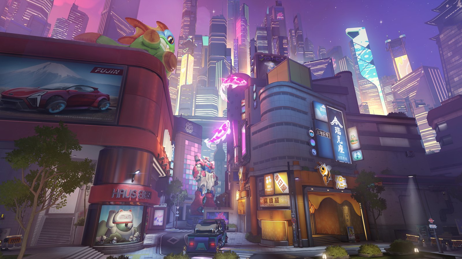 Official Neon Junction Hybrid map artwork.