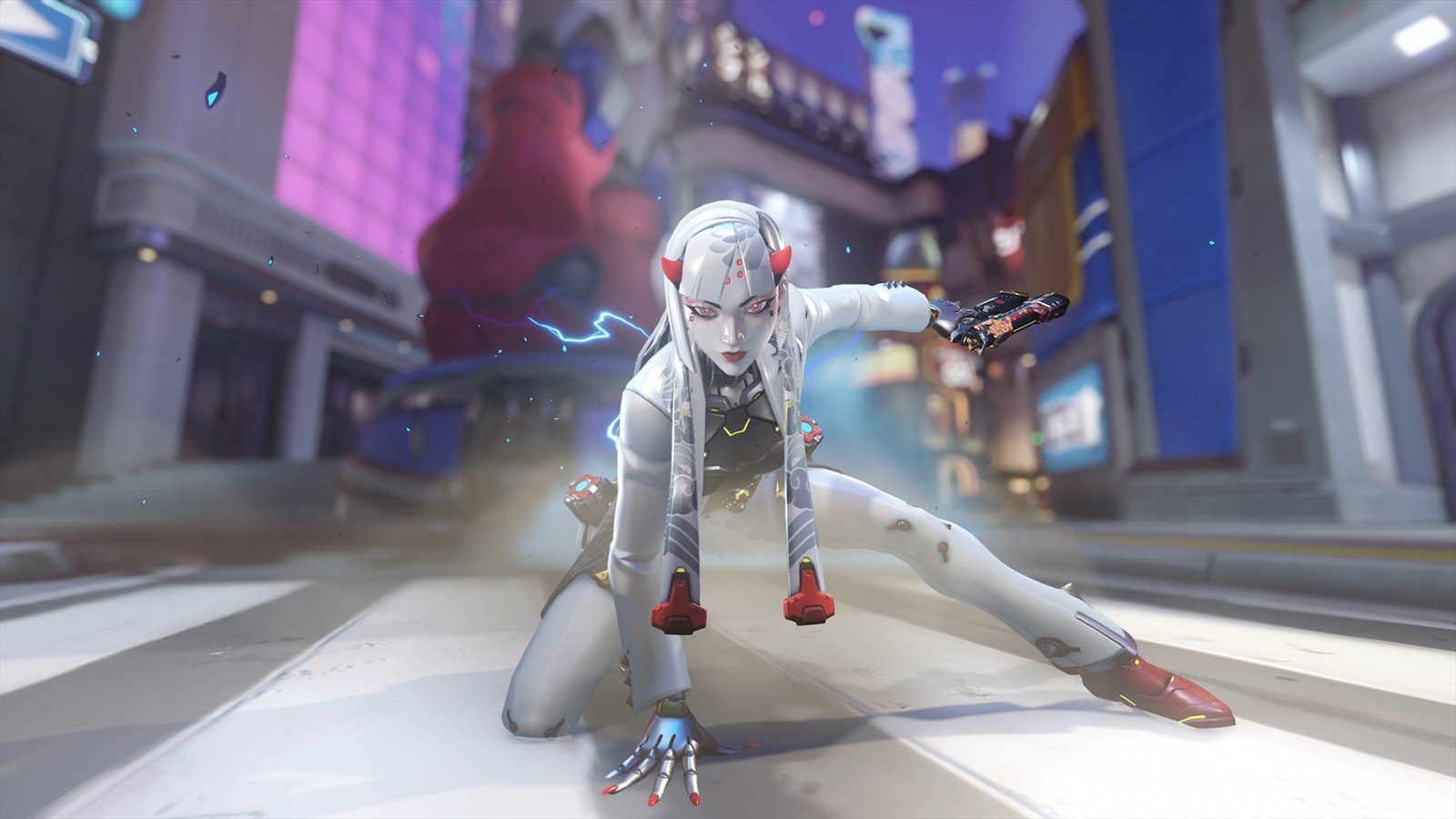 Official hero artwork for Shion in Overwatch.
