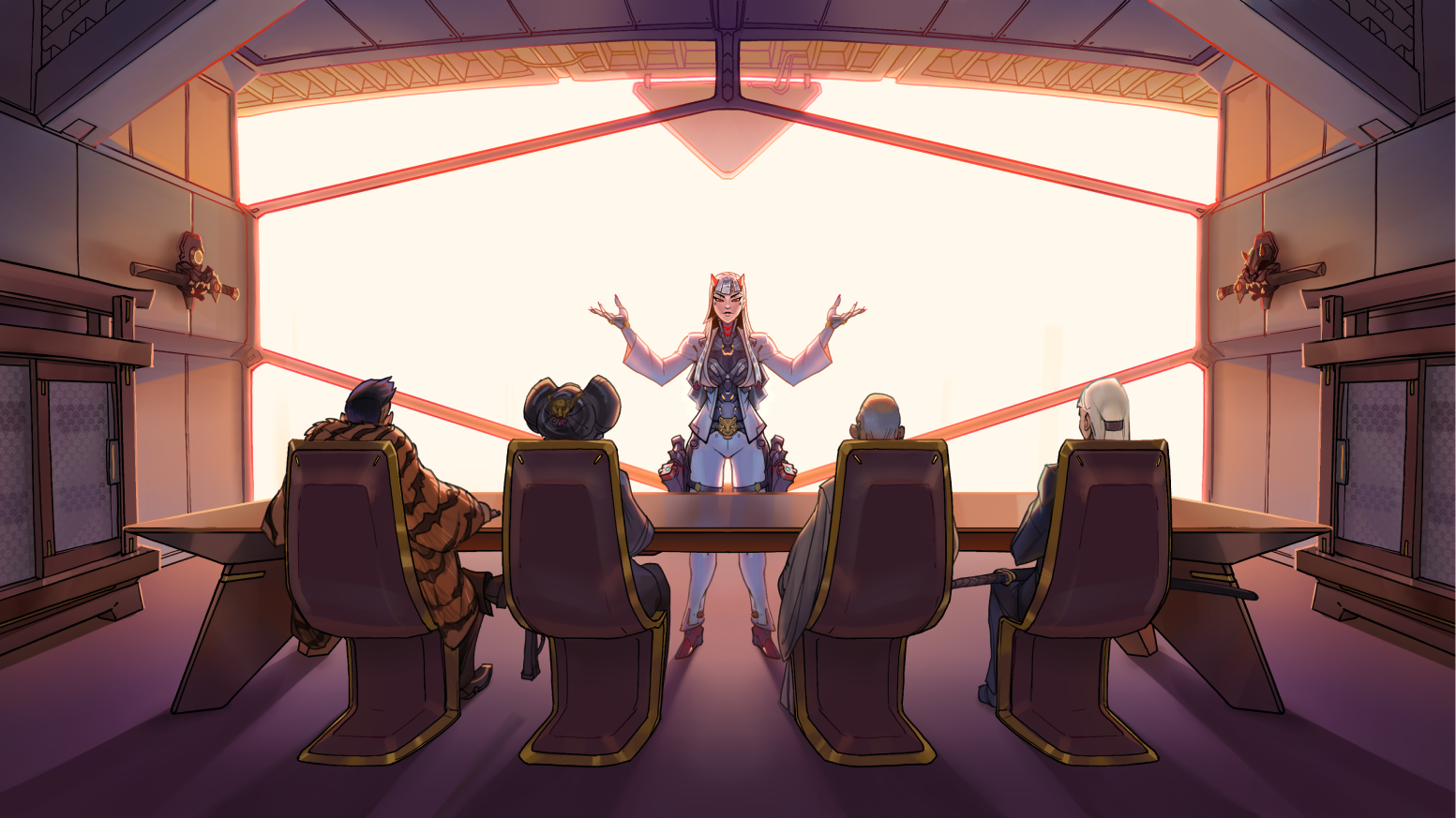 Official key art for the Overwatch story Ambush.
