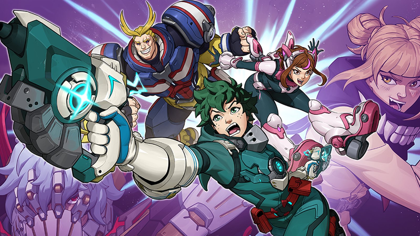 Official Overwatch artwork accompanying Overwatch 2 x My Hero Academia Collaboration.