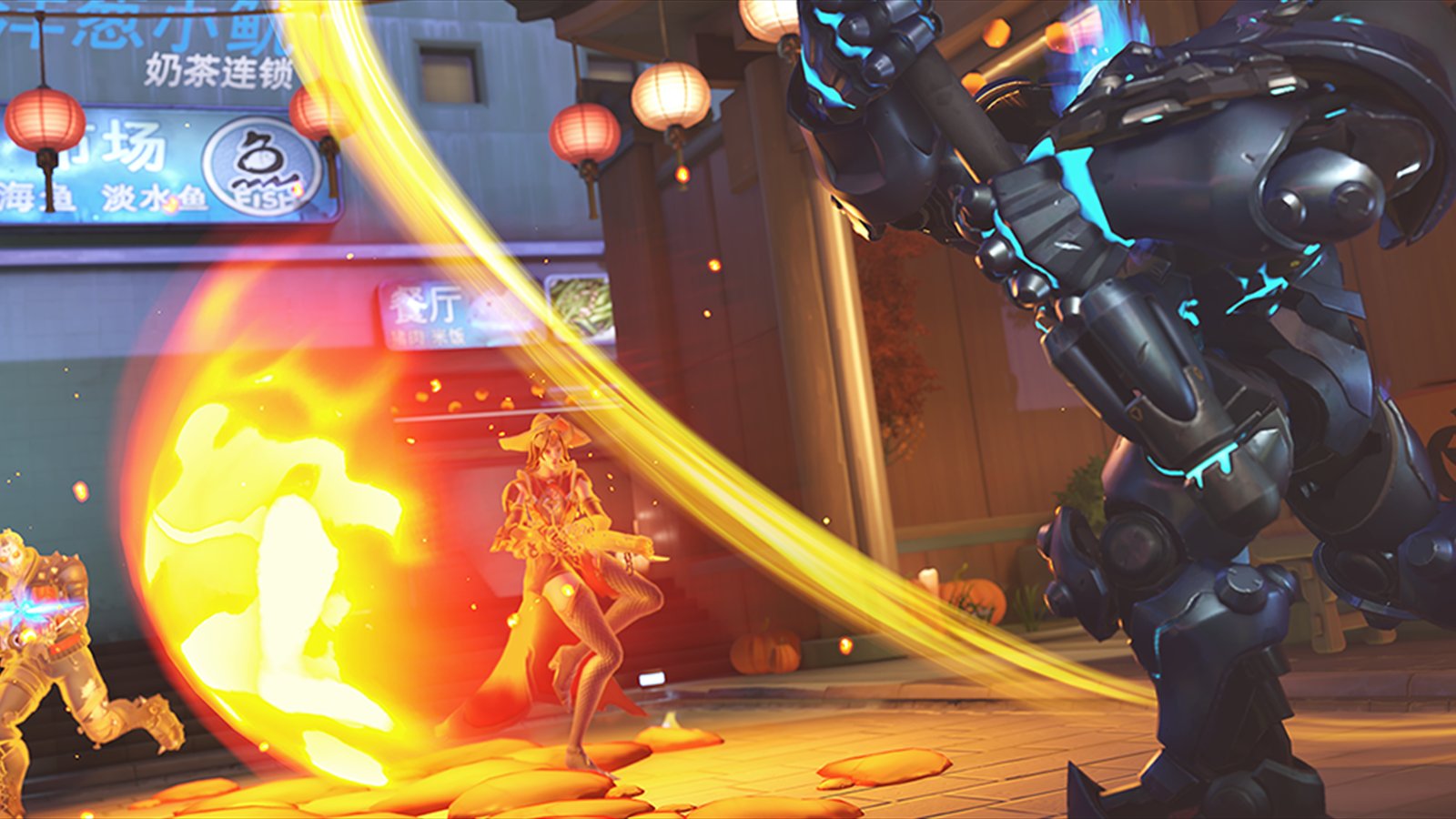 Official Overwatch artwork accompanying Director’s Take – Tricks, Tweaks, and Treats for Season 13.