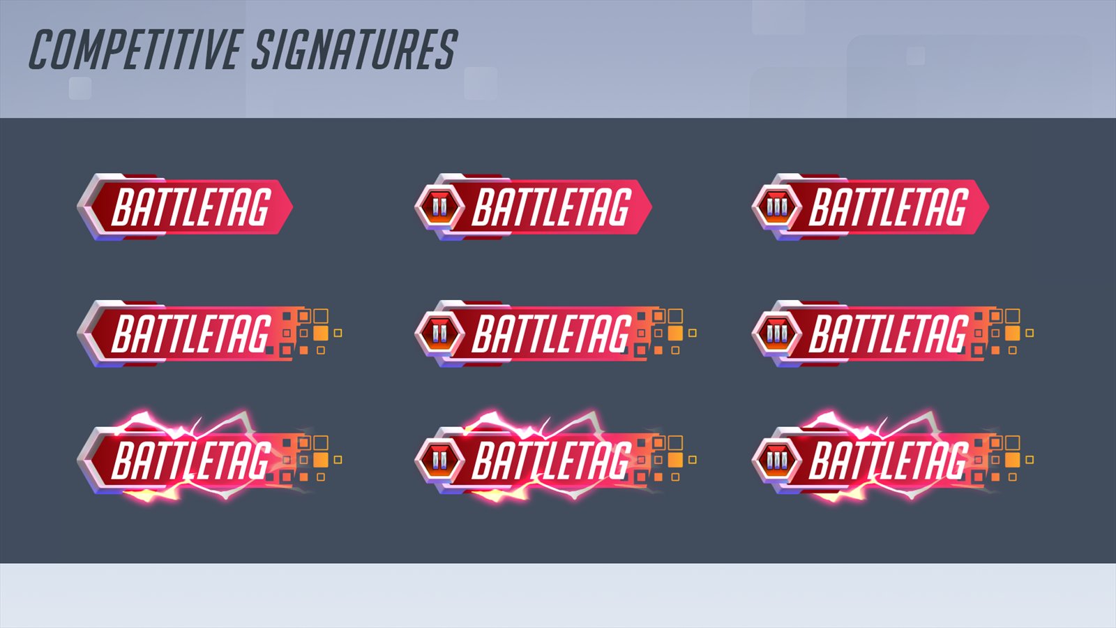 Official Overwatch artwork accompanying Power Up Your Signatures Every Drive.