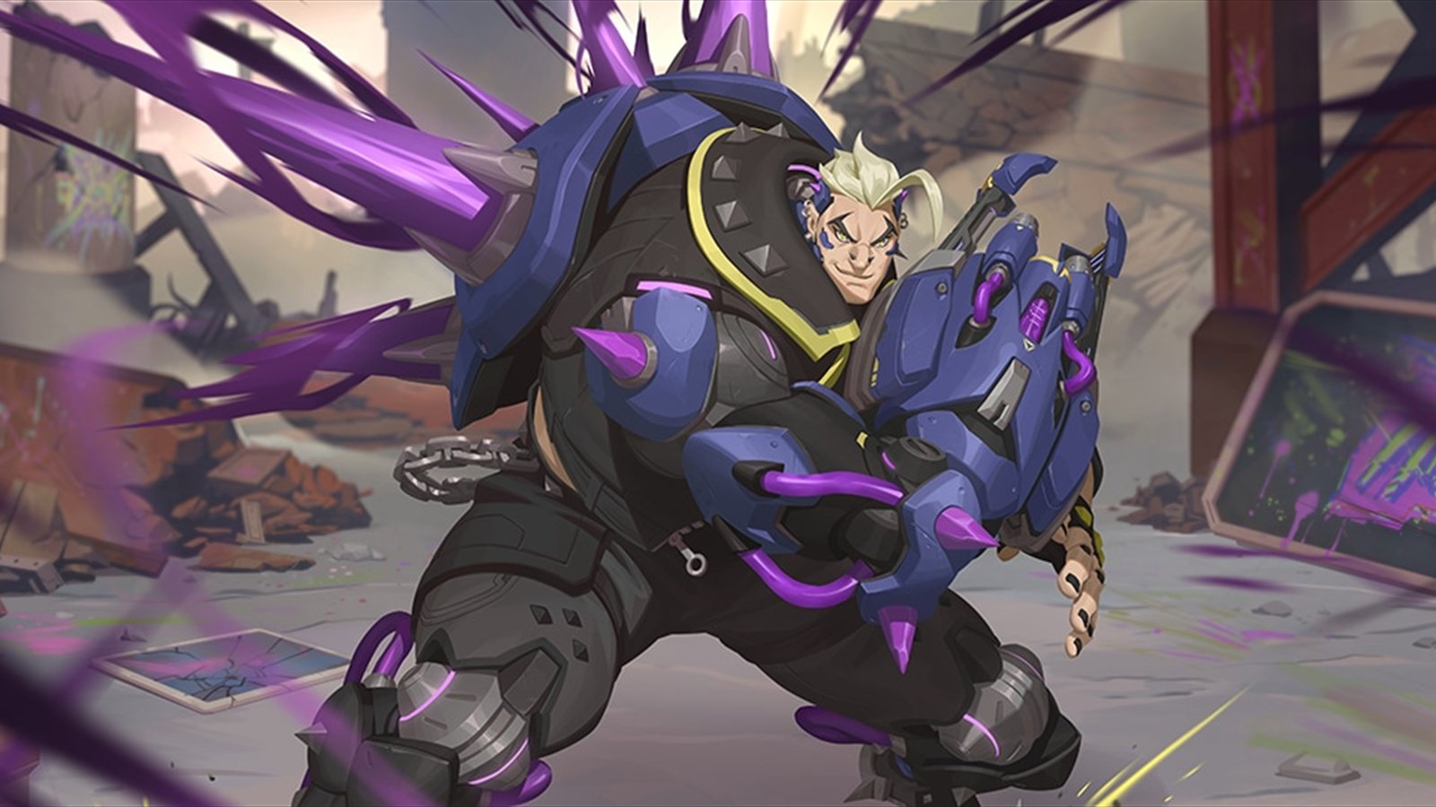 Official Overwatch artwork accompanying ICYMI – Exploring Hazard’s Art, Backstory, and Gameplay.