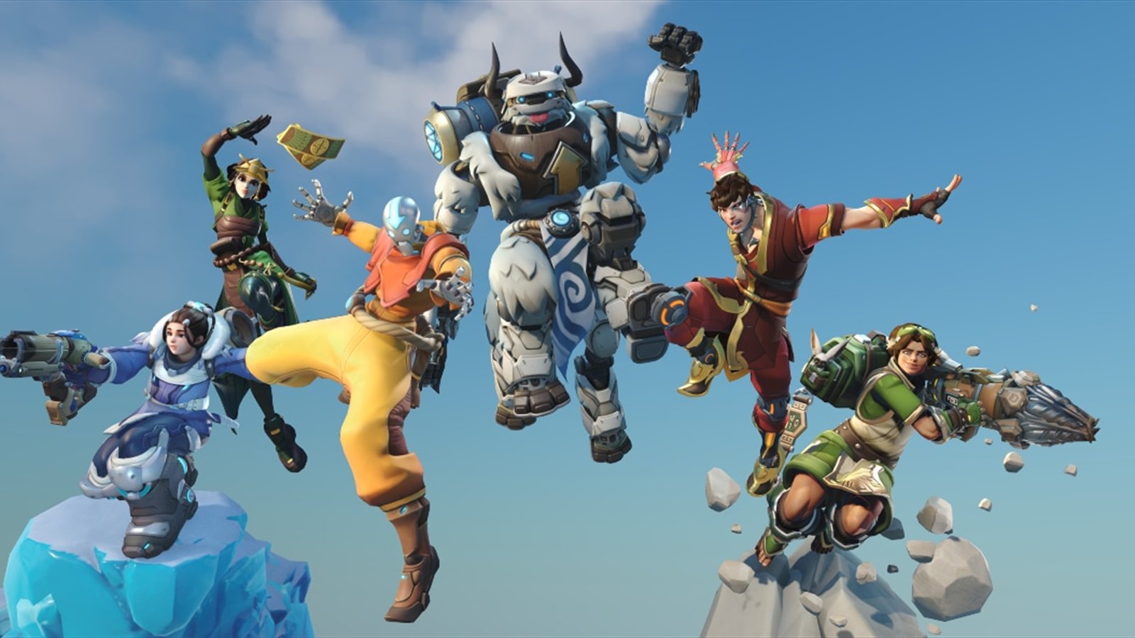 Official Overwatch artwork accompanying Master the Elements and Bring Balance to the Battlefield.