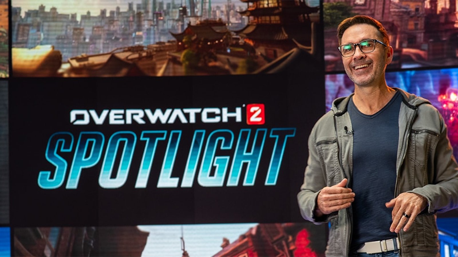 Official Overwatch artwork accompanying Overwatch 2 Spotlight: A New Era of Innovation and Excitement.