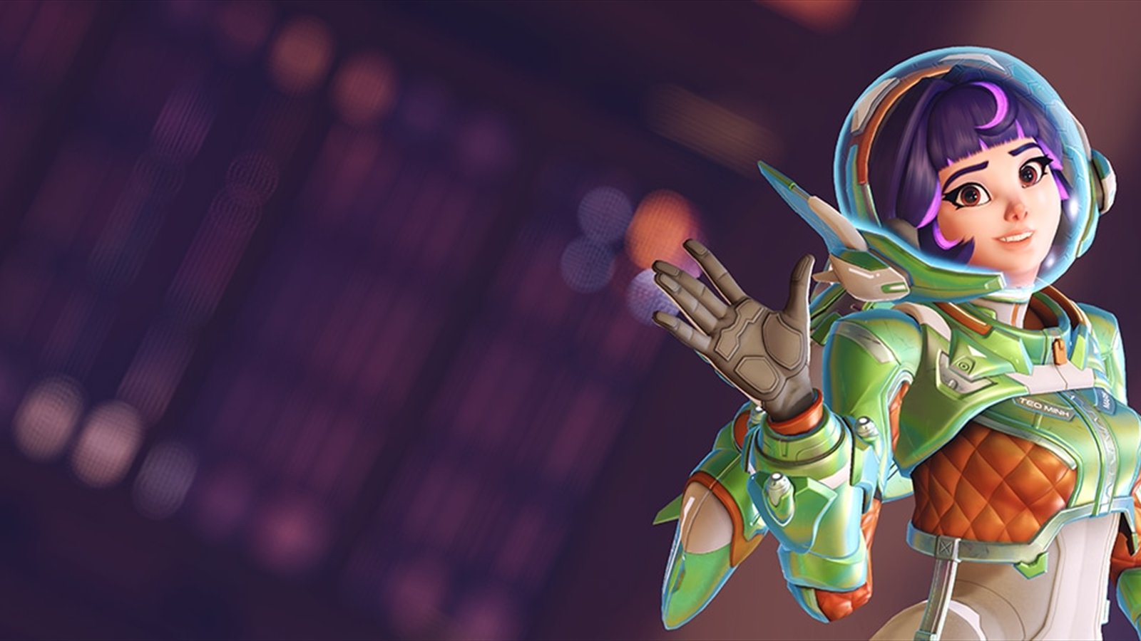Official Overwatch artwork accompanying Weekly Recall: Tuning Up Stadium.