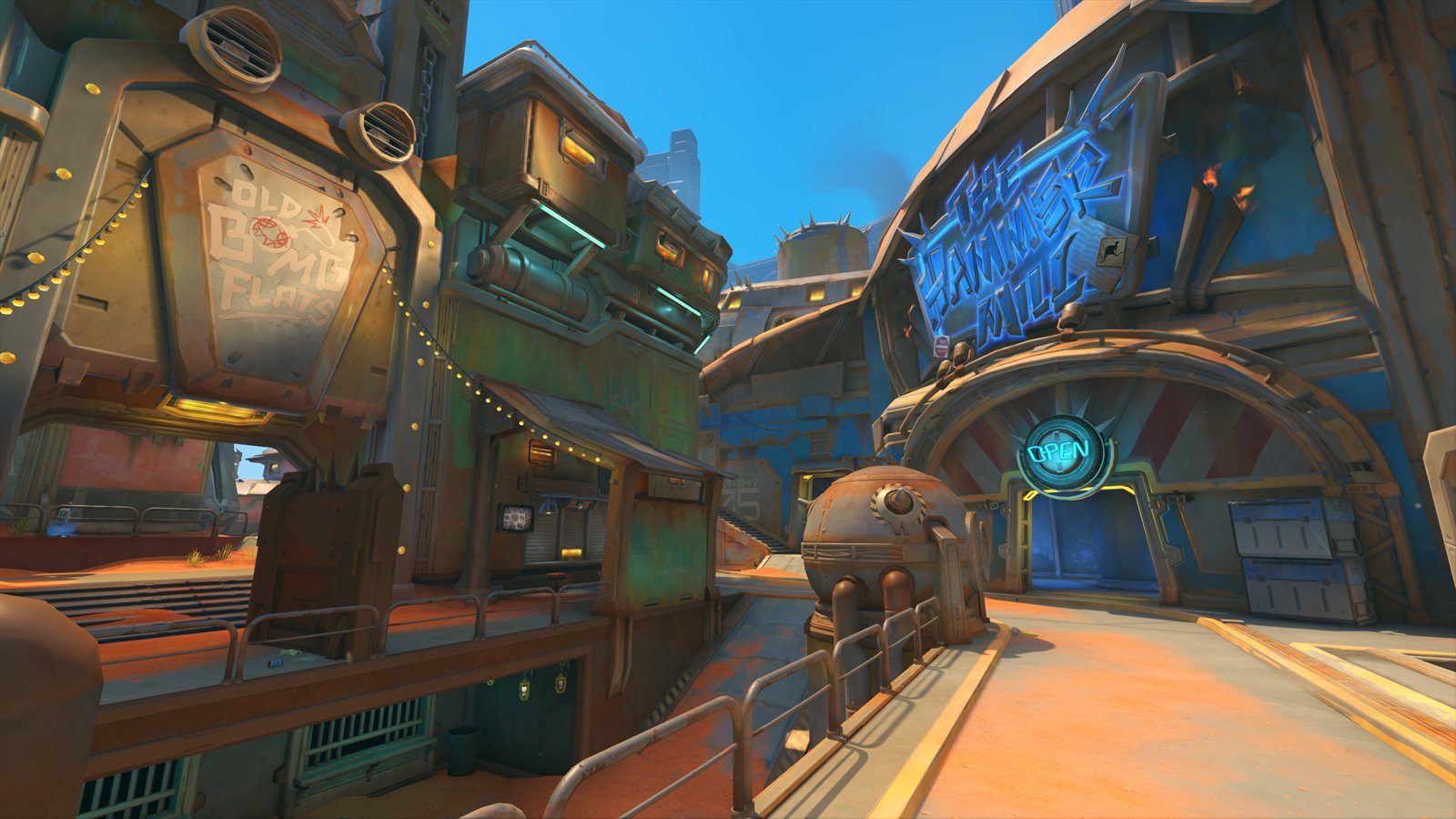 Official Overwatch artwork accompanying New Junk City: Smoother Routes, Less Choke.