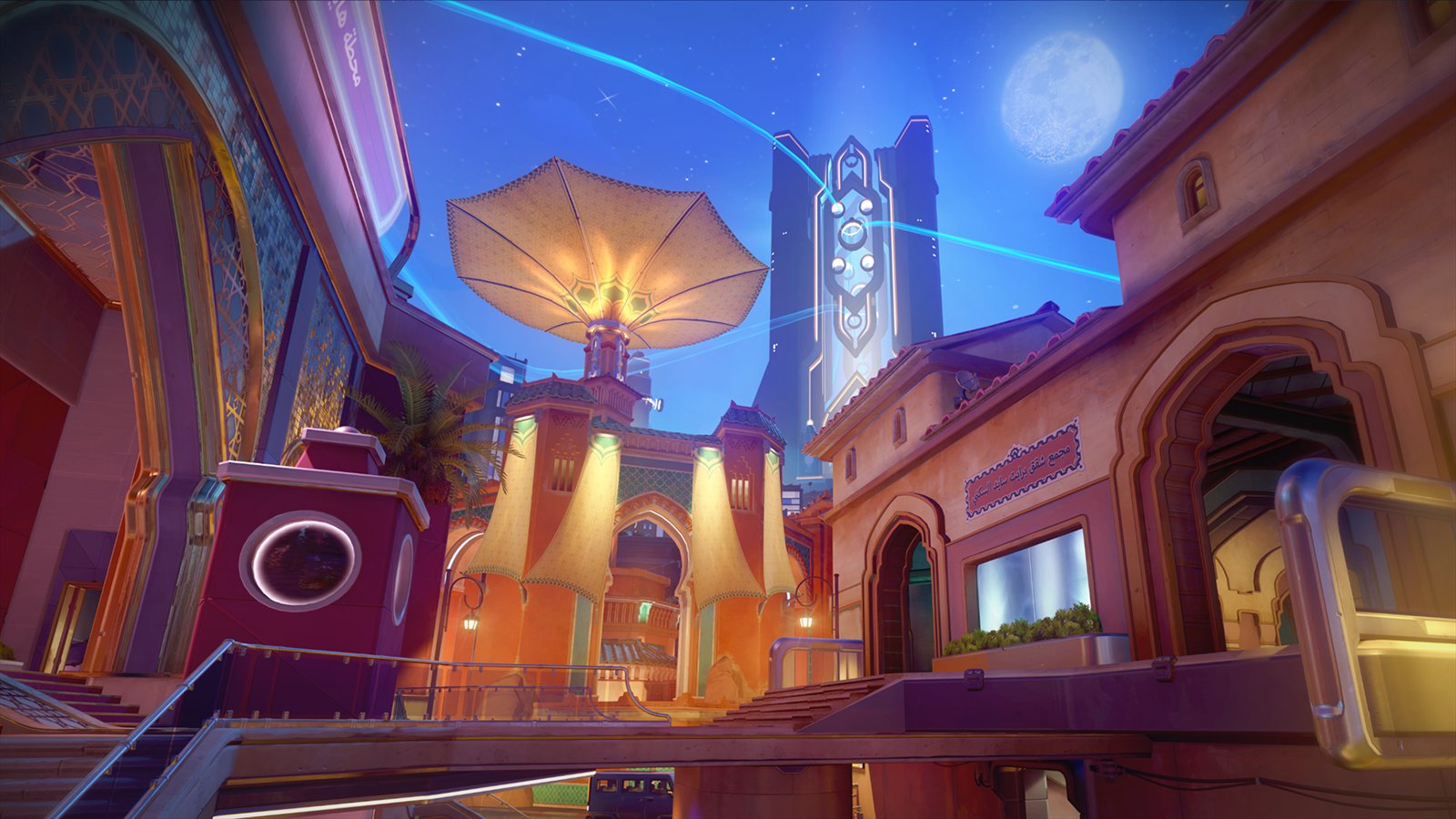 Official Overwatch artwork accompanying New Maps, New Places to Play.