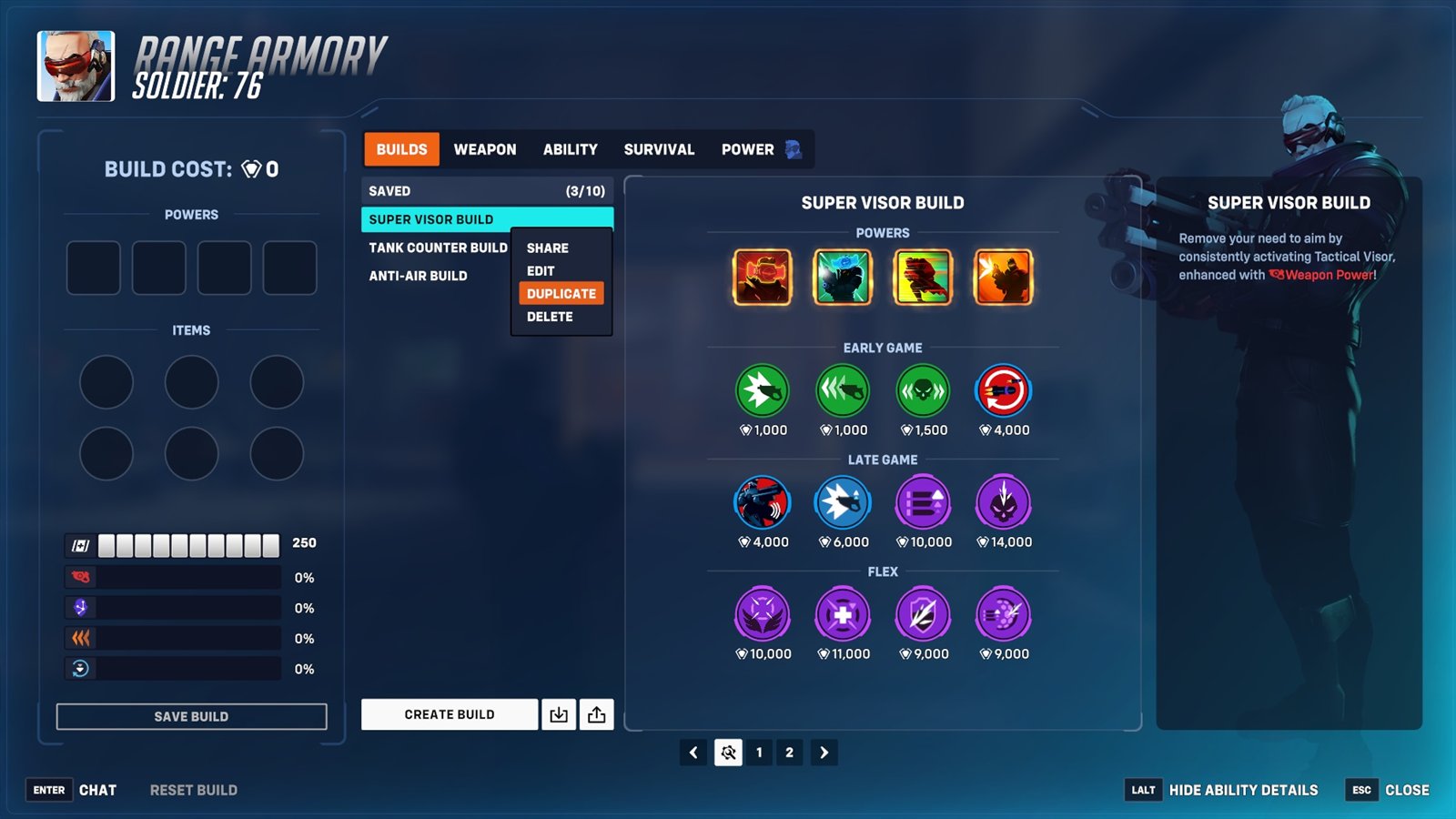 Official Overwatch artwork accompanying Build Bonuses.