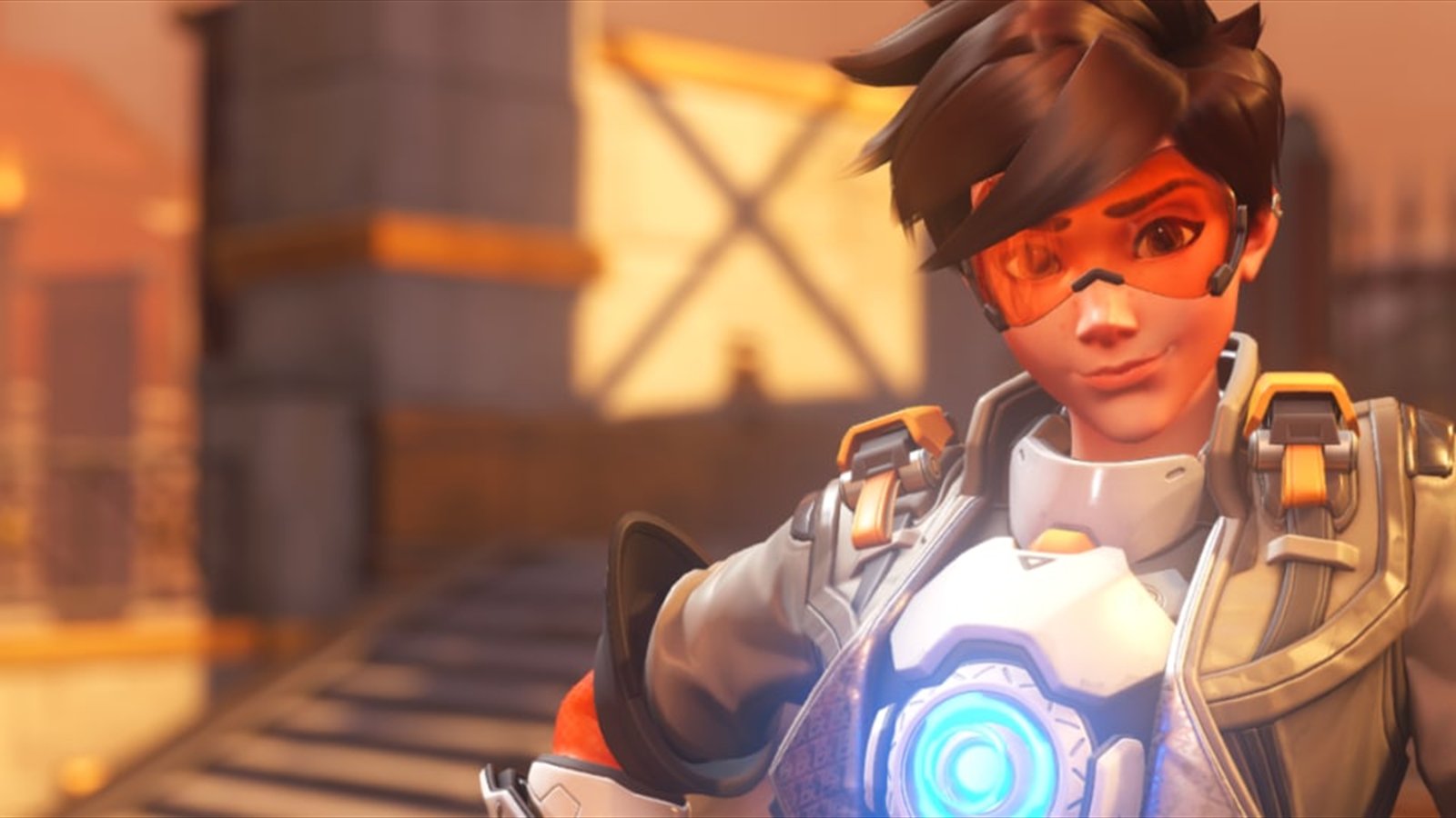 Official Overwatch artwork accompanying Weekly Recall: Blinkity-Blinkity, Tracer’s in Stadium!.