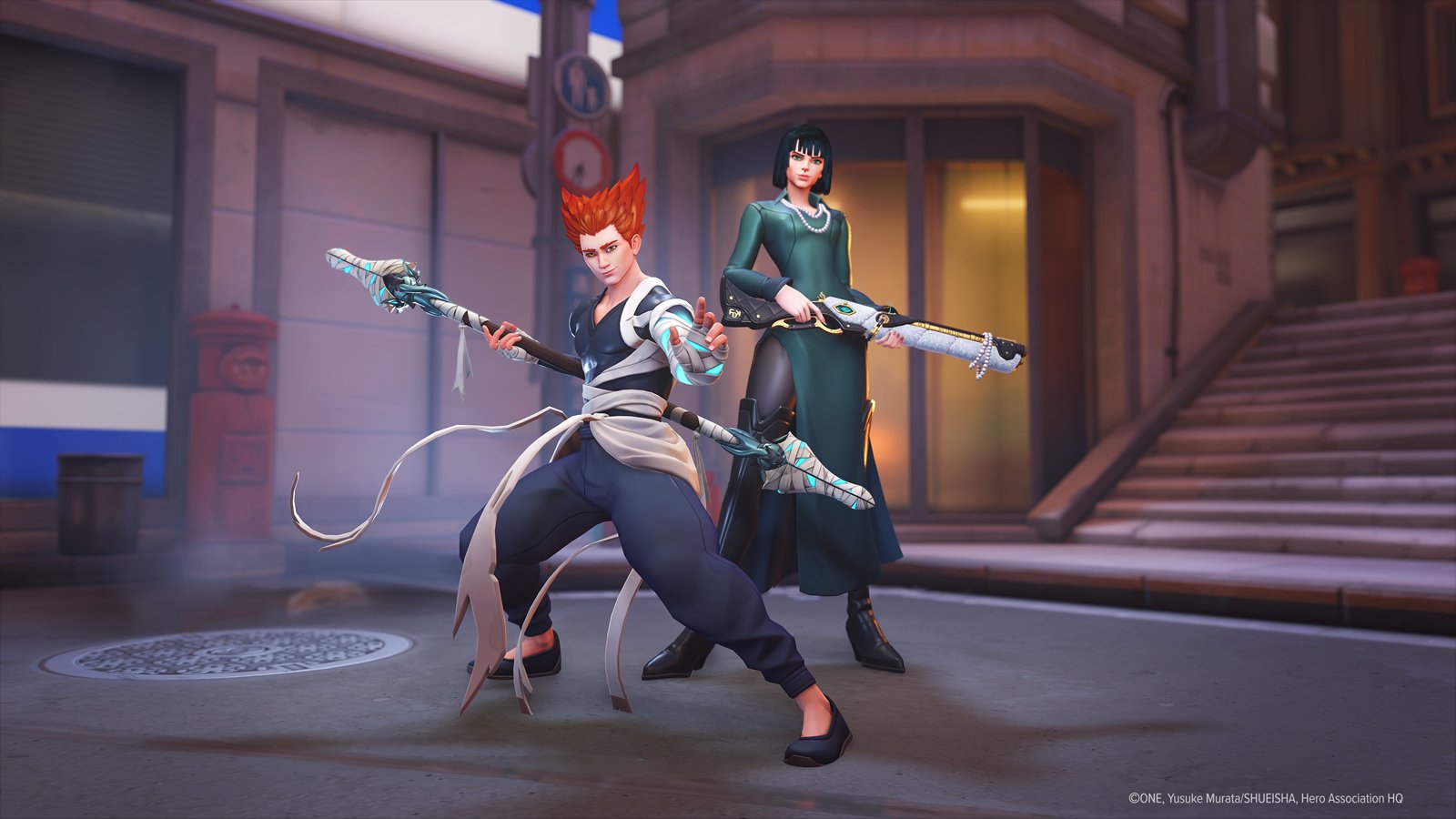 Official Overwatch artwork accompanying Punch with New Heroes.