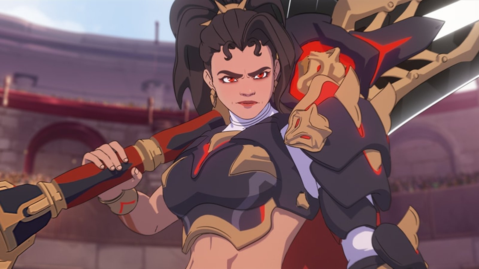Official Overwatch artwork accompanying Weekly Recall: Strength, Glory, Vendetta.