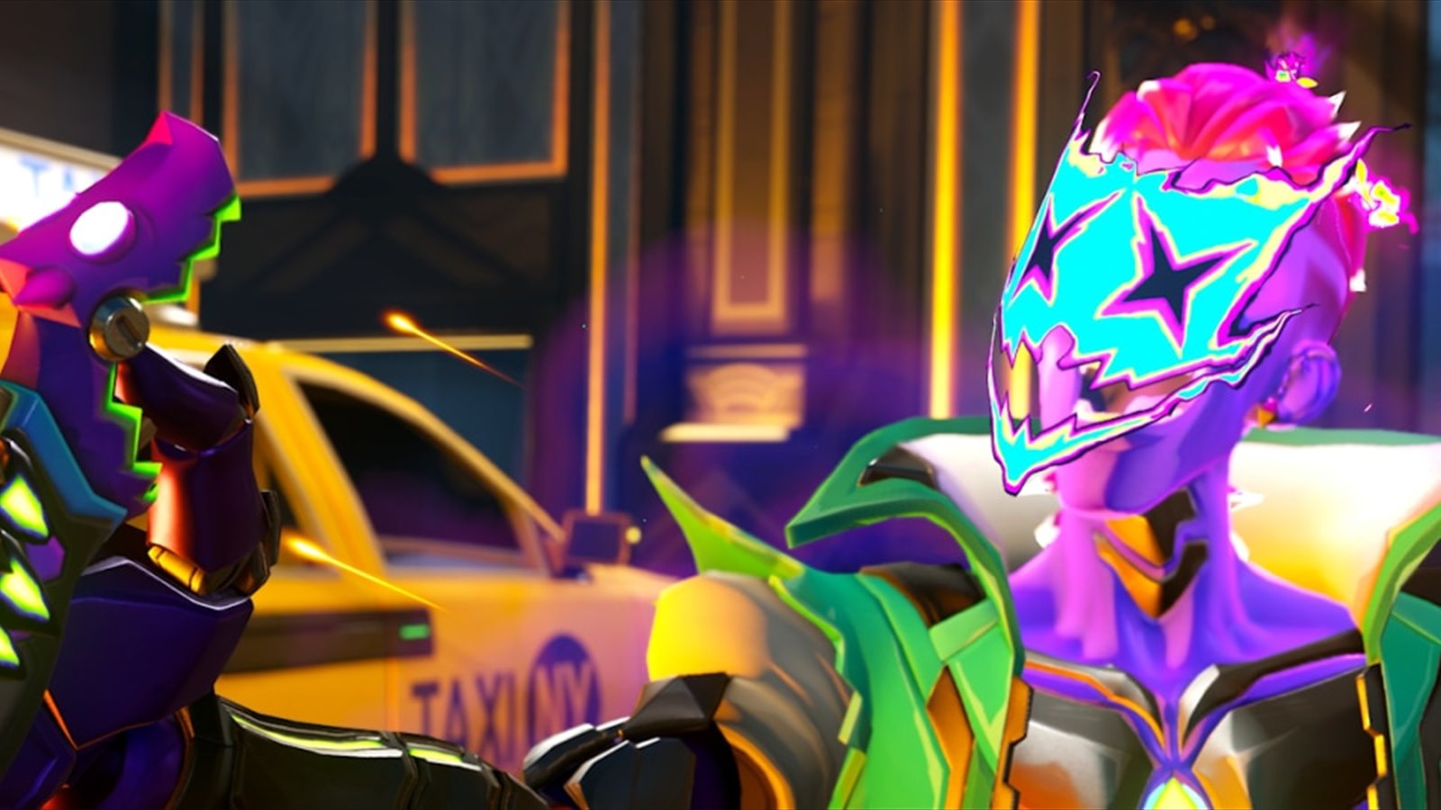 Official Overwatch artwork accompanying The Masquerade Rages on into Season 19’s Midcycle.