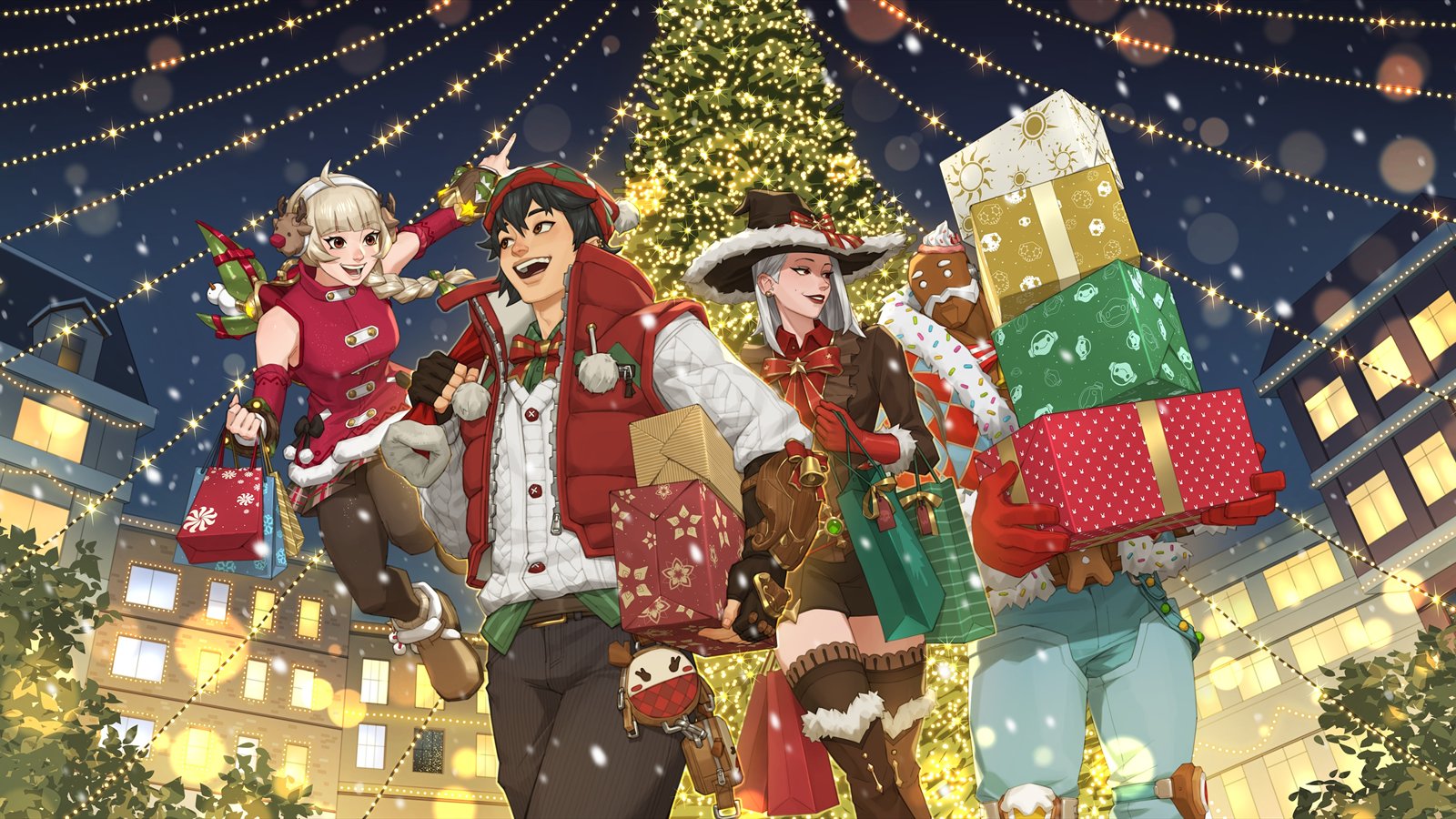 Official Overwatch artwork accompanying Give the Gift of Overwatch.
