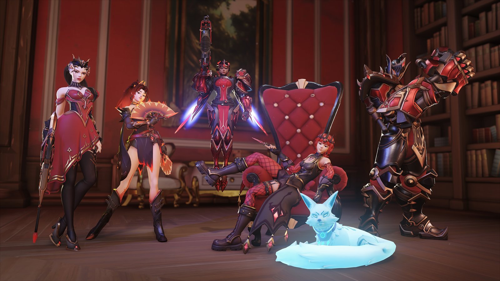 Official Overwatch artwork accompanying Shop Collections.